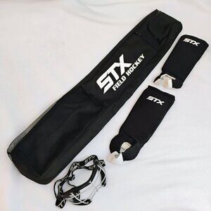 STX Field Hockey Bundle - Bag + Shin Guards (size large) + Eye Mask / Goggles